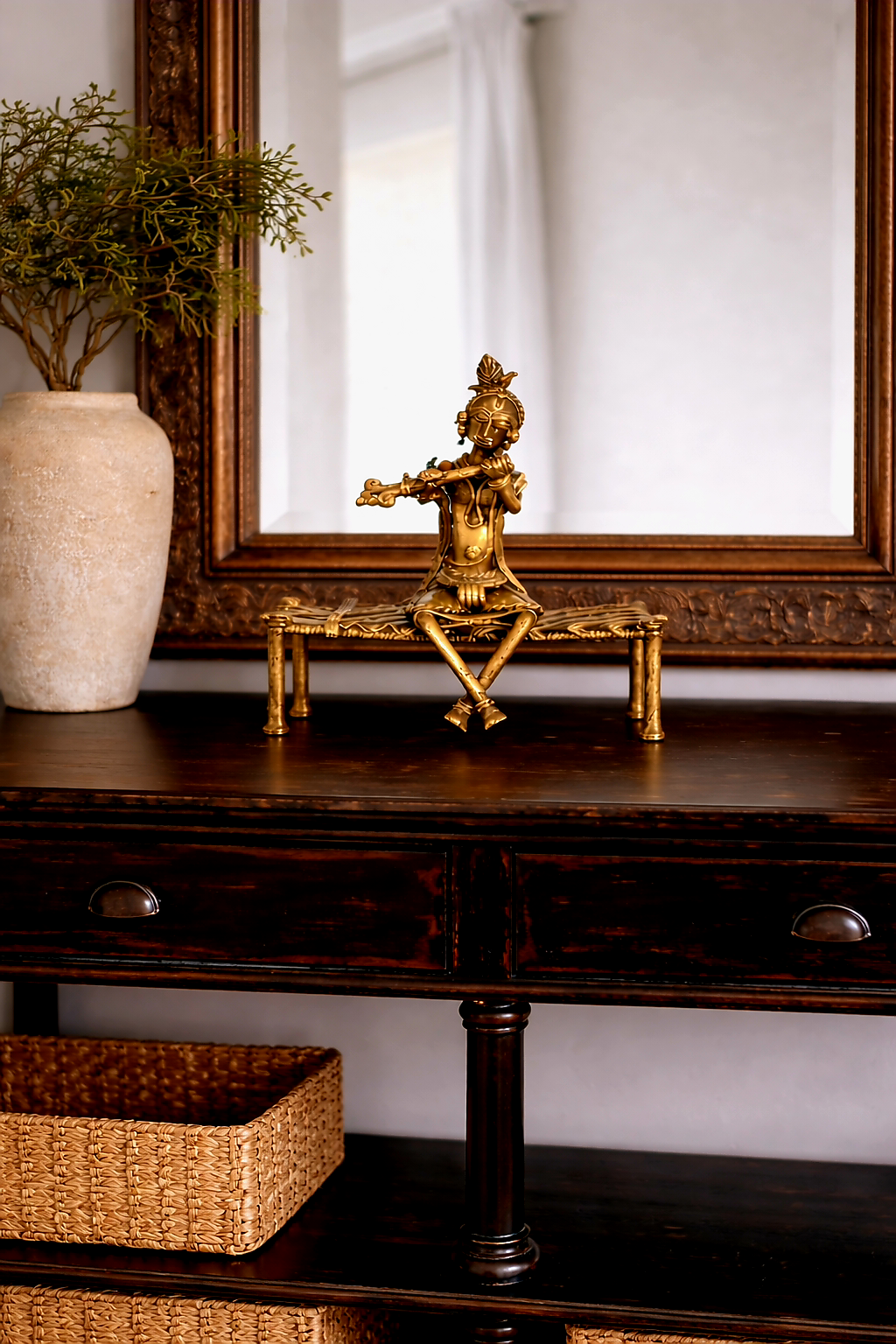 Sitting Krishna