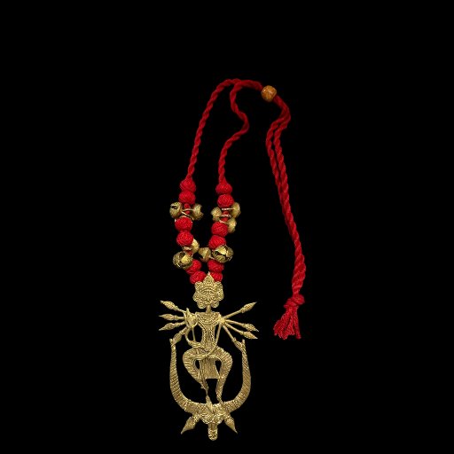 Divine Warrior Dhokra Necklace