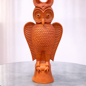 Terracotta Pecha – Handcrafted Owl Sculpture (1ft & 2ft) by Claydok