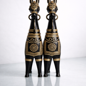 Terracotta Tribal Horse Showpiece – Handcrafted Ethnic Decor