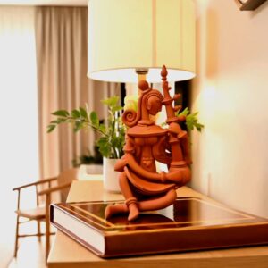 Terracotta Saraswati Idol – Handcrafted Clay Goddess