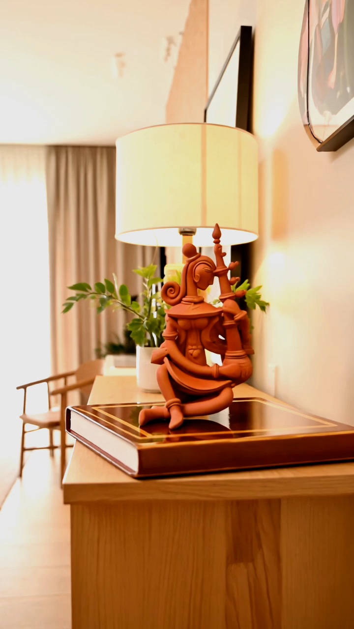 Terracotta Saraswati Idol – Handcrafted Clay Goddess