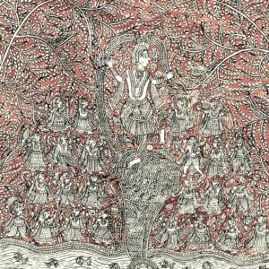 “Nritta on the Serpent: Krishna in Yamuna”