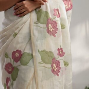 Padma Blossom Handwoven Saree