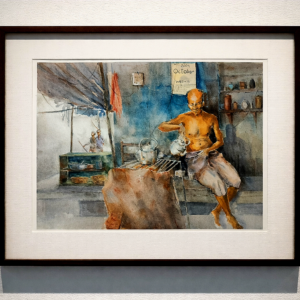 Ravi da's Tea Stall Original Painting