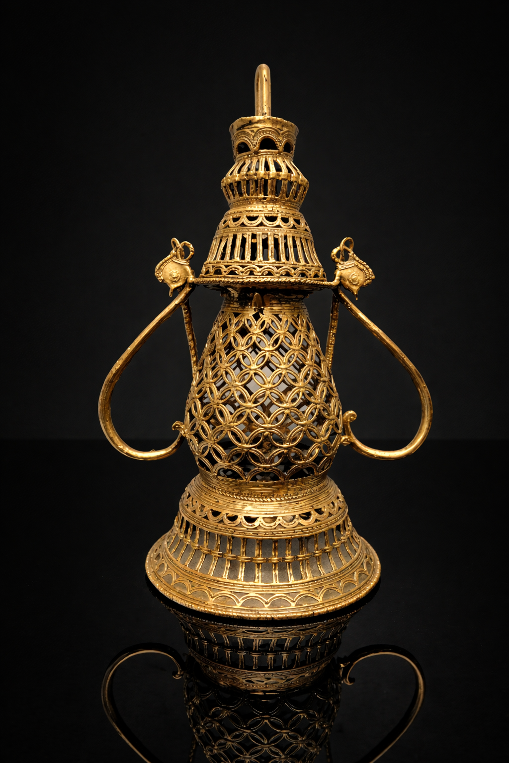 Dhokra Lamp - Image 3